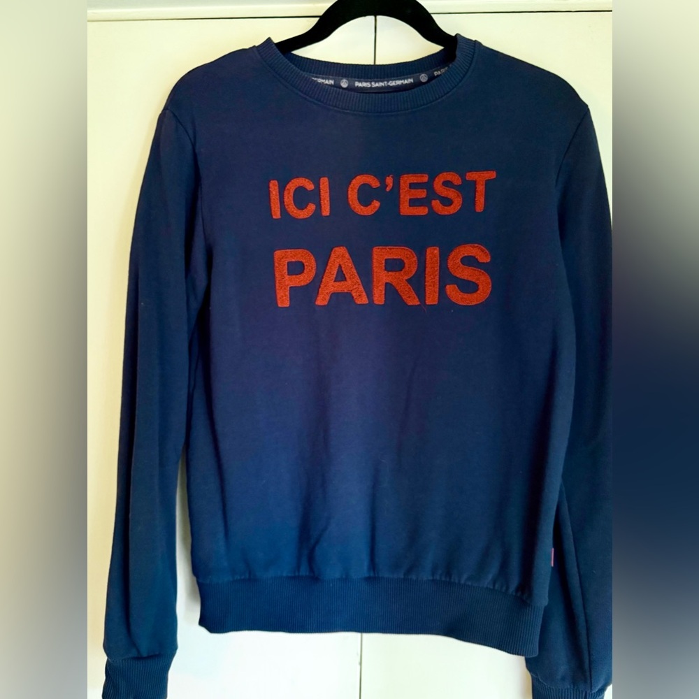 PSG Soccer “Ici C’est Paris” Sweatshirt  Official Paris Saint Germaine